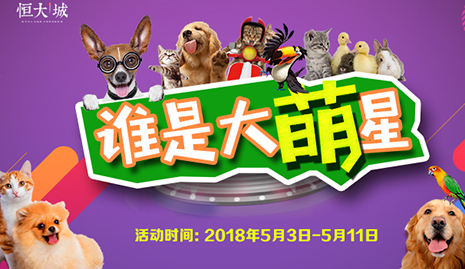 恒大城“誰是大萌星”投票活動